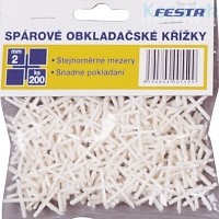 Křížky spárovací 2mm 200ks