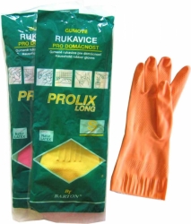 Rukavice úklidové latex L  PROLIX LONG