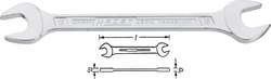 Oboustranný plochý klíč 450NA-3/8x7/16VKH Hazet - HA020966