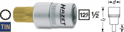 Hlavice s bitem XZN 1/2" M16 Hazet 990-16 - HA047291
