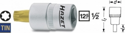 Hlavice s bitem TORX 1/2" T27 HAZET 992-T27 - HA047499