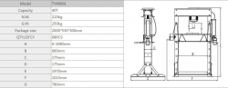 Hydraulický lis 40t - TY40002