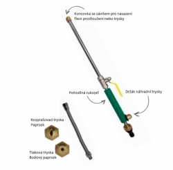 Nástavec tlakový flexi na hadici  POWER SPRAYER