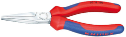 Rovné ploché kleště 160 mm Knipex typu Langback chromované - 3015160