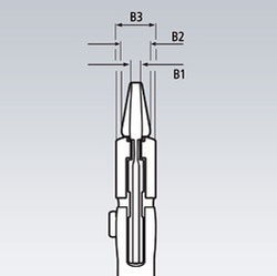 Klešťový klíč chromované 180 mm  - 8603180