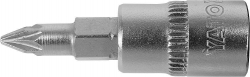 Hlavice s bitem KŘÍŽOVÁ 1/4" PZ1 Yato - YT-04417