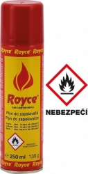 Plyn do zapalovače 250ml  ROYCE