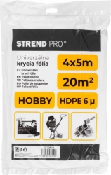 Fólie zakrývací 4x5m, 6um  HOBBY STREND