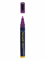 Křídový popisovač Securit SMA510 šířka hrotu 2-6mm, Violet, 2ks, blistr