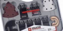 Sada příslušenství Kreator KRT990050 pro oscilační brusky 20ks 