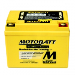 Baterie Motobatt MBTX4U 4,7Ah, 12V, 2 vývody