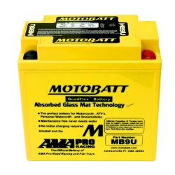 Baterie Motobatt MB9U 11Ah, 12V, 4 vývody 