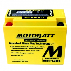 Baterie Motobatt MBT12B4 11Ah, 12V, 2 vývody 