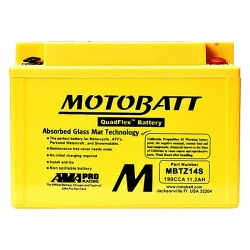 Baterie Motobatt MBTZ14S 11,2 Ah, 12 V, 4 vývody