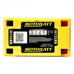 Baterie Motobatt MBTZ14S 11,2 Ah, 12 V, 4 vývody