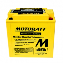 Baterie Motobatt MB16U 20Ah, 12V, 4 vývody 