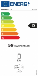 Autochladnička G21 kompresorová 35l