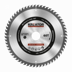 Pilový kotouč Kreator KRT020422 na dřevo 210mm, 60T