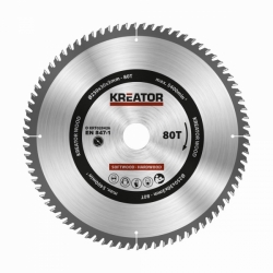 Pilový kotouč Kreator KRT020426 na dřevo 250mm, 80T