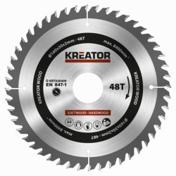 Pilový kotouč Kreator KRT020409 na dřevo 160mm, 48T