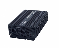 Napěťový měnič Carspa CAR2KU-24 24V/230V+USB 2000W, modifikovaná sinus