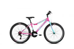 Horské jízdní kolo Capriolo DIAVOLO DX 600 26"/18HT pink-turq. 15" 