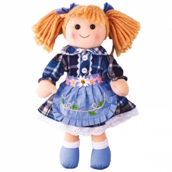 Panenka Bigjigs Toys látková Katie 34 cm