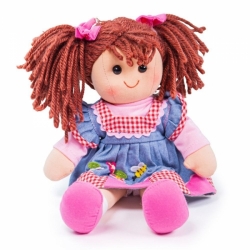 Panenka Bigjigs Toys látková Melody, 34 cm