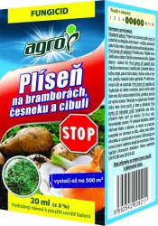 Přípravek Agro  Plíseň na bramborách, česneku a cibuli STOP 20 ml