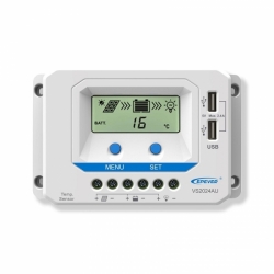 Regulátor Epever VS2024AU solární PWM, autodetekce 12/24V, 20A