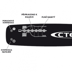 Nabíječka CTEK XS 0.8 pro motocykly 12 V, 0,8 A 