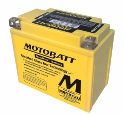 Baterie Motobatt MBTX12U 14Ah, 12V, 4 vývody 