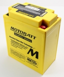 Baterie Motobatt MB12U 15Ah, 12V, 4 vývody 