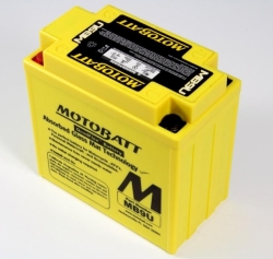 Baterie Motobatt MB9U 11Ah, 12V, 4 vývody 