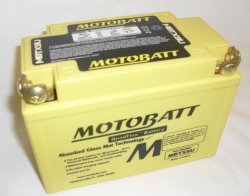 Baterie Motobatt MBTX9U 10,5Ah, 12V, 4 vývody 